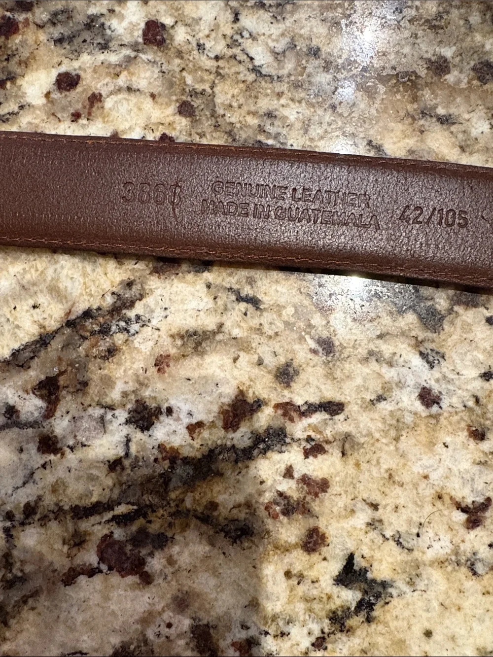 Genuine Leather Brown Men's Belt - Classic Brown Leather Strap
